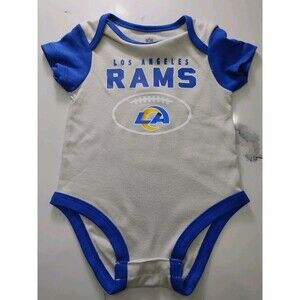 NFL Team Los Angeles Rams Football Bodysuit 3-6 Months (005)